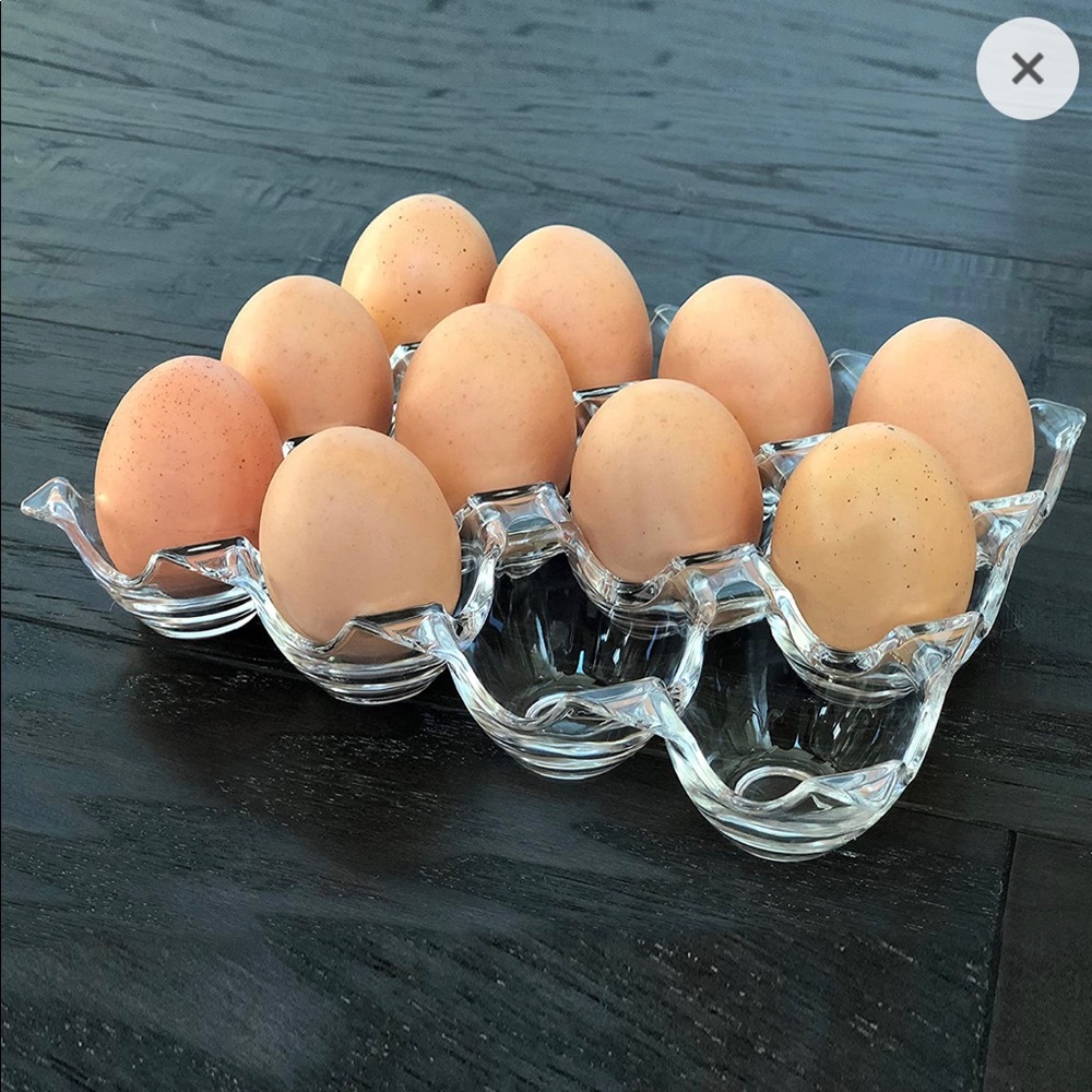 Clear Acrylic 12 Egg Tray Holder